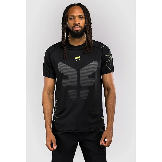 Тренувальна футболка VENUM Training Camp 4.0 Dry Tech - Black/Neon Green