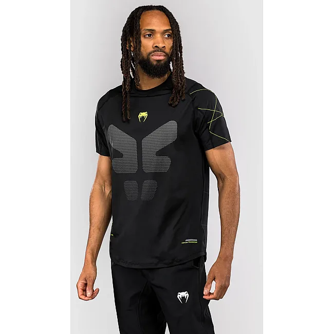 Тренувальна футболка VENUM Training Camp 4.0 Dry Tech - Black/Neon Green