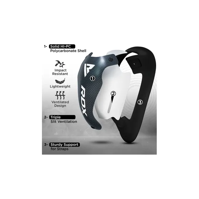 Защита паха RDX 1N Gel Groin Protection Cup WhiteBlack