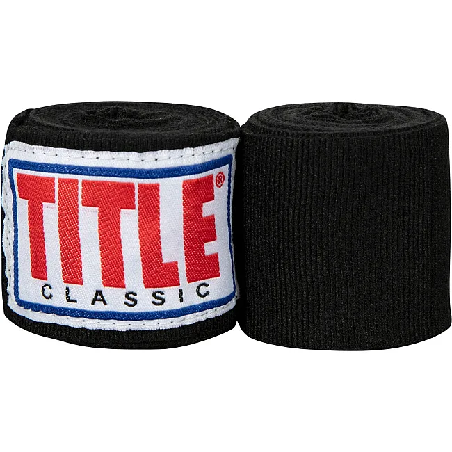Бинты бокса TITLE Classic Advanced 108" V2 Black 2,75м.
