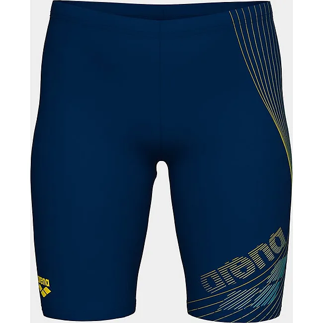 Плавки для хлопчиків Arena DESIGN SWIM JAMMER темно-синій, жовтий (для дітей)