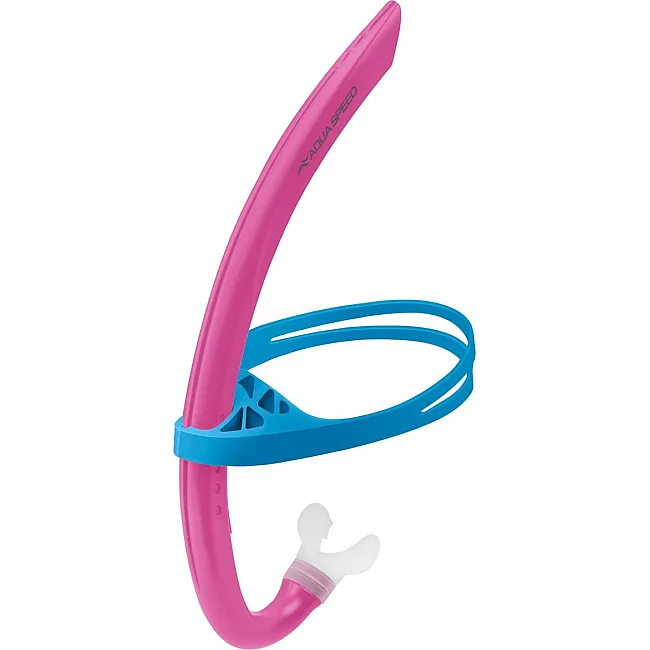 Дыхательная трубка для снорклинга Aqua Speed Juno Junior 62928 розовый, синий (для детей) One Size