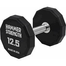 Гантель профессиональная с полиуретановым покрытием HAMMER STRENGHT TA-9215-12_5 (Черный)