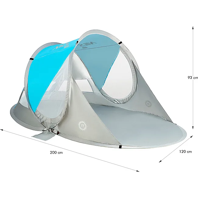 Пляжная палатка NILS CAMP NC3143 голубовато-серая