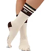 Гольфы для йоги и пилатеса с закрытыми пальцами нескользящие BLOOM YOGA SOCKS LB7150 (Белый)