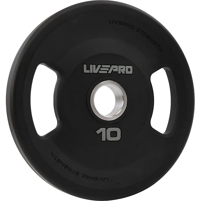 Блины диски полиуретановые 2 Handle металлическая втулка LiveUp LP8337-10 ø51мм 10кг