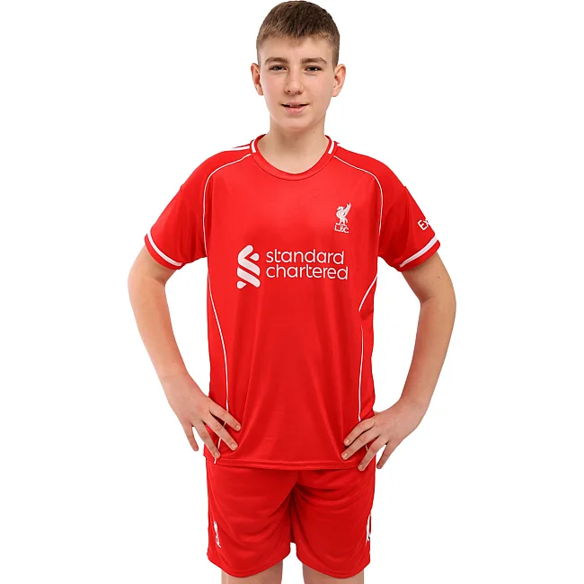 Футбольна форма дитяча із символікою клубу LIVERPOOL домашня 2025 SP-SPORT CO-7355 (Червоний)