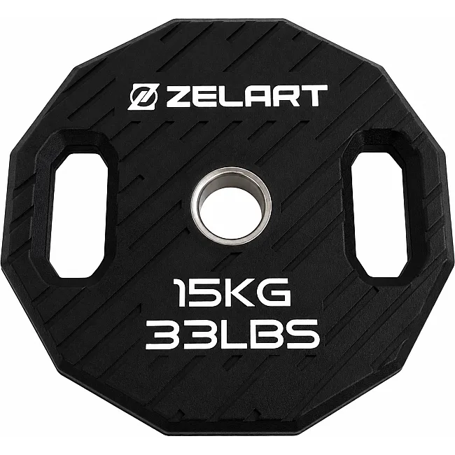 Млинці диски TPU 2 Handle металева втулка ZELART TA-6996-15 (Чорний)