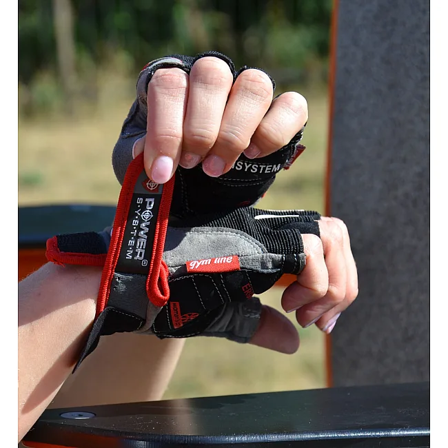Перчатки для фитнеса Power System PS-2570 Woman’s Power женские Black/Red