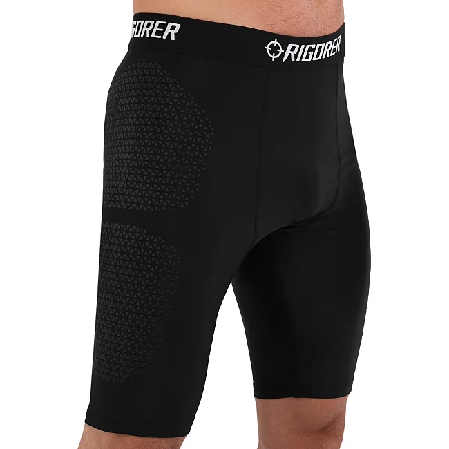 Шорти чоловічі компресійні короткі тайтси RIGORER Z125213307 (Чорний)