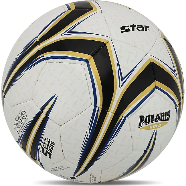 Футбольный мяч SELECT
AR POLARIS GOLD SB4065C №5 PU (Белый-черный-золотой)