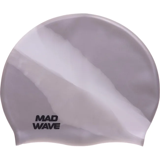 Шапочка для бассейна
 силиконовая увеличенного объема MADWAVE
 MULTI BIG M053111 (Серый)