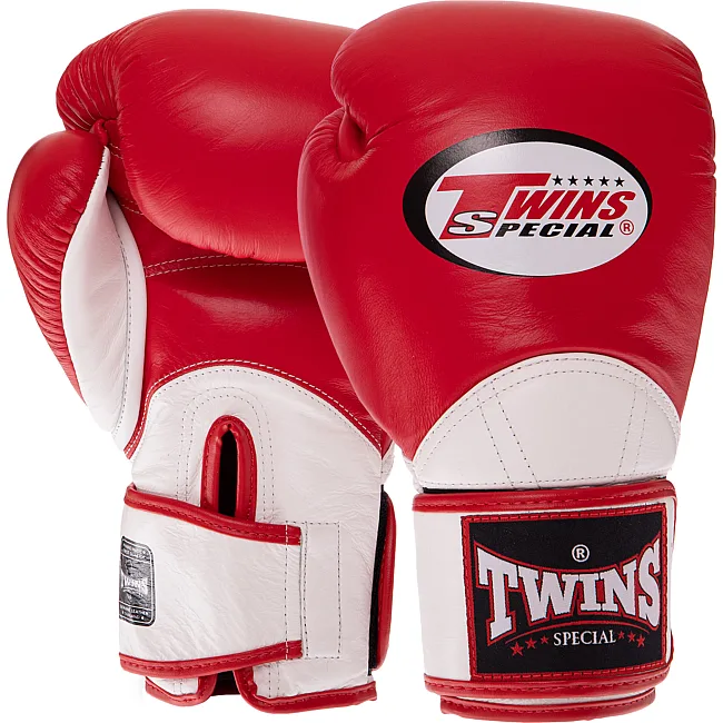 Боксерские перчатки кожаные TWINS BGVL11 VELCRO
