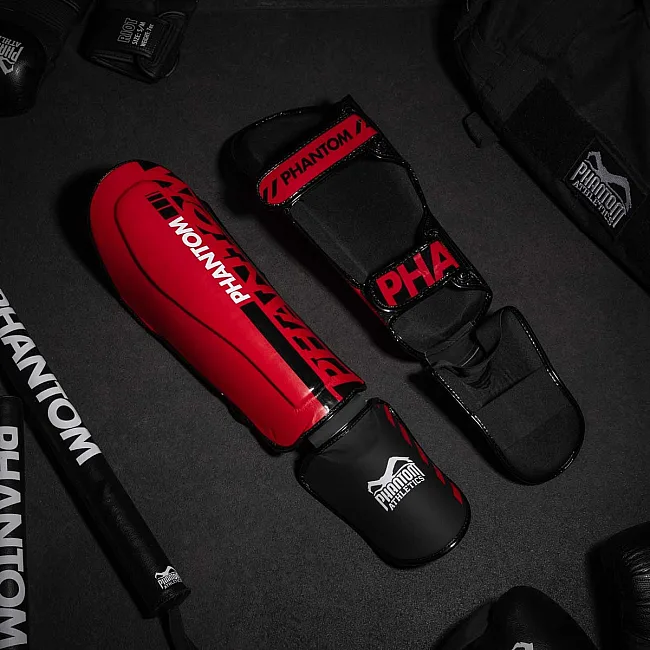 Захист гомілки та стопи Phantom APEX Striking Red
