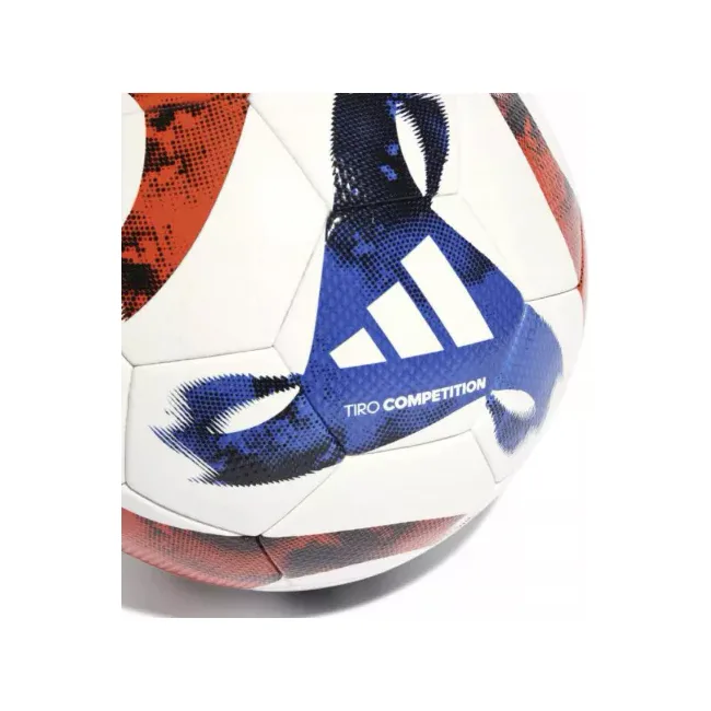 Футбольный мяч Adidas TIRO COM белый, синий, красный