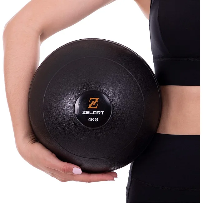 Слембол м'яч набивний для кросфіту та фітнесу
 ZELART
 FI-2672-4 4кг