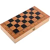 Шахматы шашки нарды 3 в 1 набор настольных игр деревянные ZOOCEN ZC7234
 34см x 34см х 2,5см