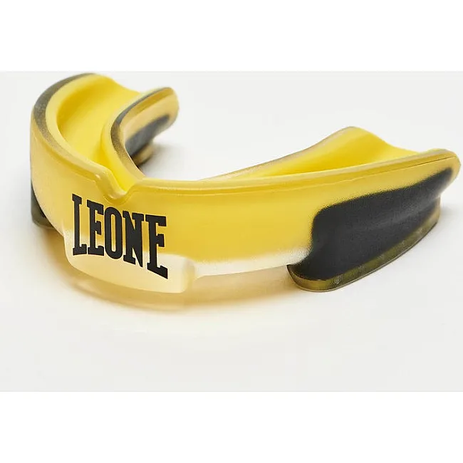 Капа для бокса Leone PD513 взрослая TOP GUARD Yellow (возраст 11+)