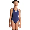Купальник закрытый для девочек Arena TEAM SWIMSUIT SWIM TECH SOLID темно-синий