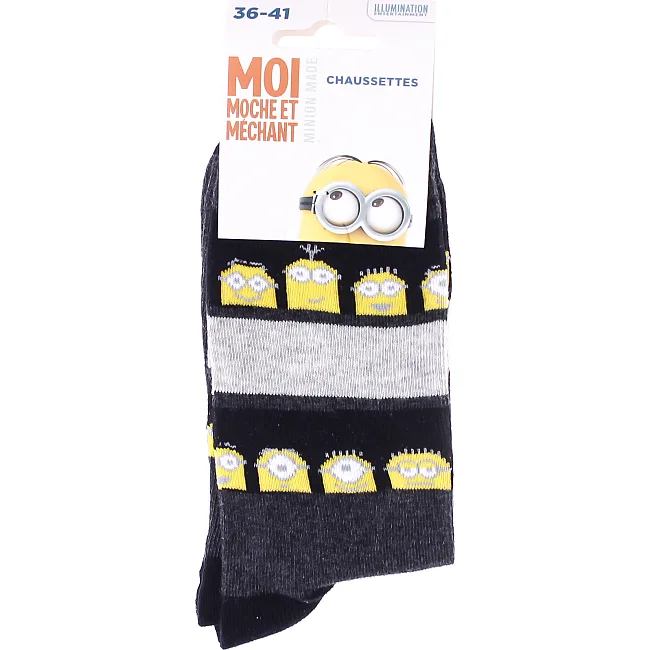 Носки MINIONS RAYURES SUR TIGE + MINION женские арт 13890131-8