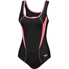 Купальник закрытый для женщин Aqua Speed KATE 61569 черный, оранжевый
