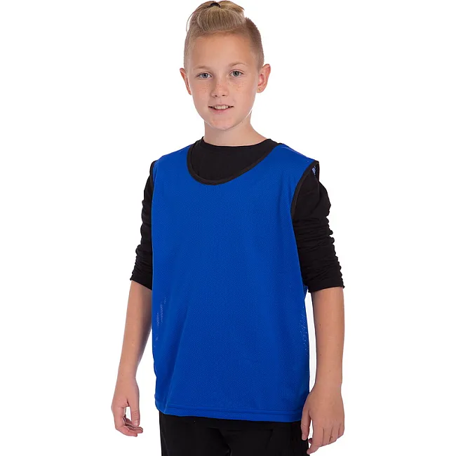 Манишка спортивная игровая цельная детская SP-SPORT CO-5541 57х50см (Красный)