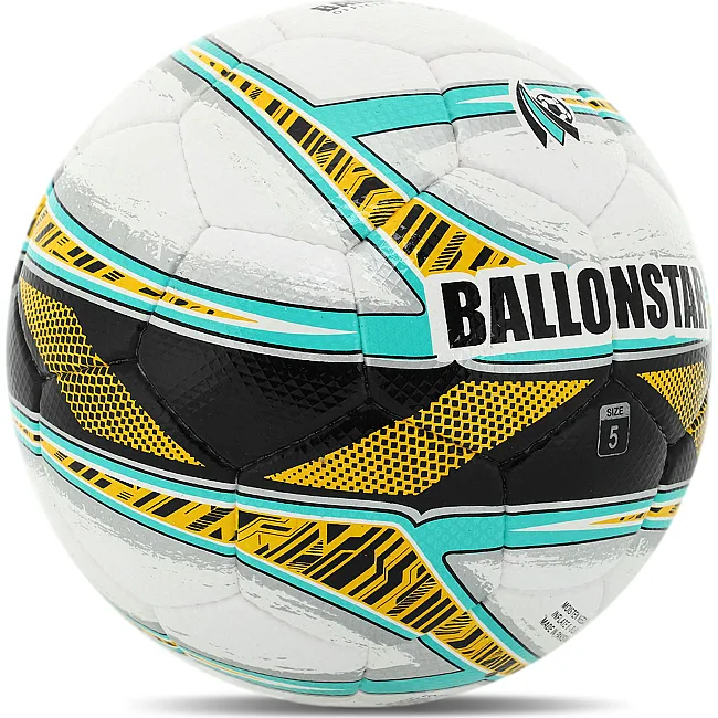 Футбольный мяч
 BALLONSTAR FB-4403 №5 PU (Белый-салатовый)