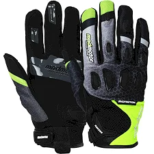 Мотоперчатки MADMOTOR MT-21 (Черный-желтый)