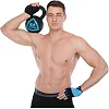 Гиря тренировочная цельная чугунная окрашенная LiveUp LP8041-24 вес 24кг