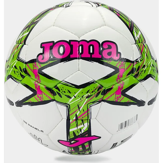 Мяч футбольный Joma DALIII зеленый, розовый 5