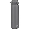 Бутылка для воды металлическая вакуумная ION8 920 мл. Vacuum Insulated, Grey