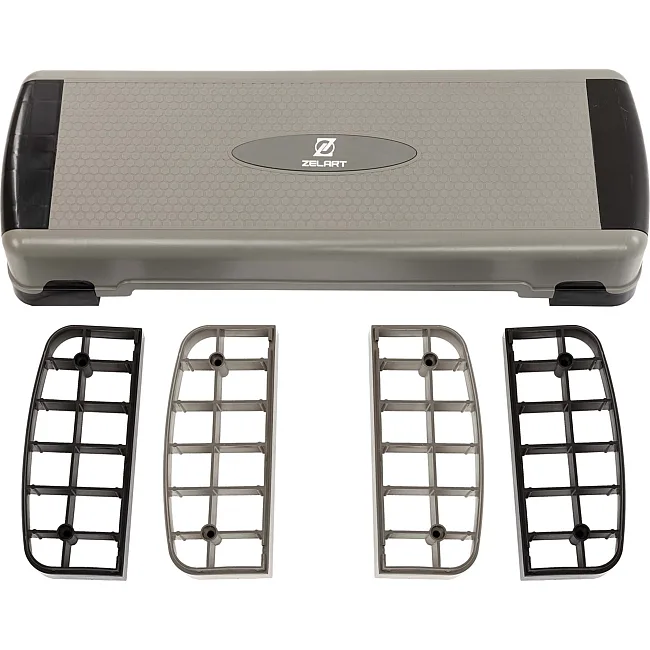 Степ-платформа для фитнеса и аэробики 3 уровня высоты ZELART
 FI-2585 (MD170 см
5) 90,5x32,5x15-25см