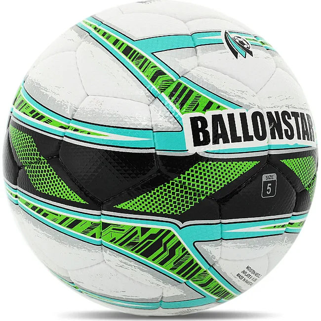 Футбольный мяч
 BALLONSTAR FB-4403 №5 PU (Белый-салатовый)