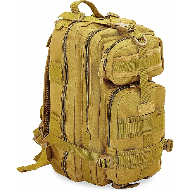 Штурмовий тактичний рюкзак SILVER KNIGHT 3P 43x22x18см 17л (Хакі)