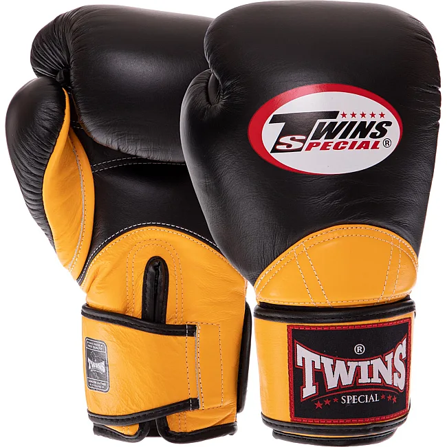 Боксерские перчатки кожаные TWINS BGVL11 VELCRO