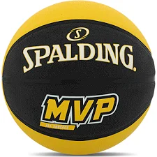 Баскетбольный мяч резиновый SPALDING MVP 84547Z 7 (Черный-желтый)
