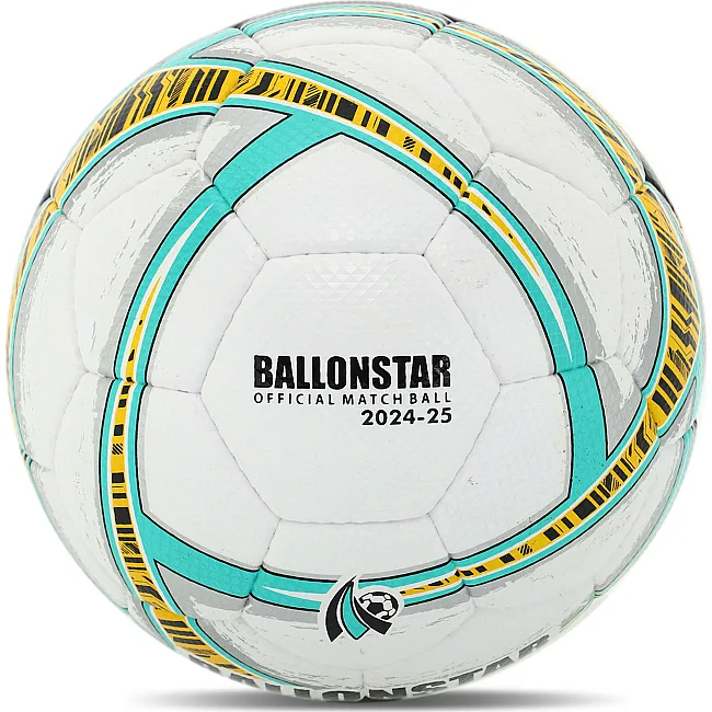 Футбольный мяч
 BALLONSTAR FB-4403 №5 PU (Белый-салатовый)
