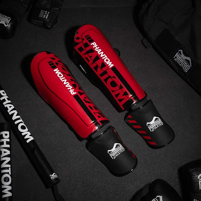 Захист гомілки та стопи Phantom APEX Striking Red