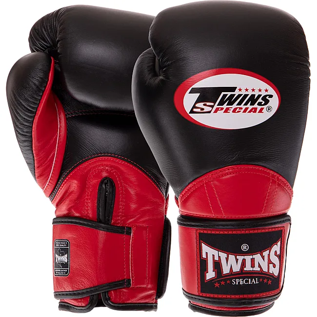 Боксерские перчатки кожаные TWINS BGVL11 VELCRO