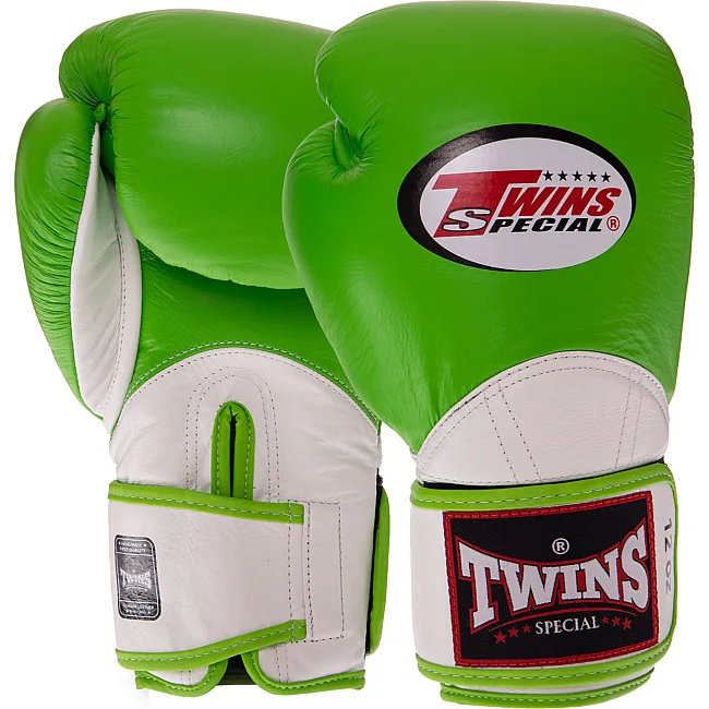 Боксерские перчатки кожаные TWINS BGVL11 VELCRO