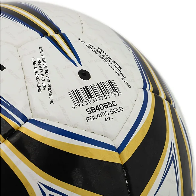 Футбольный мяч SELECT
AR POLARIS GOLD SB4065C №5 PU (Белый-черный-золотой)