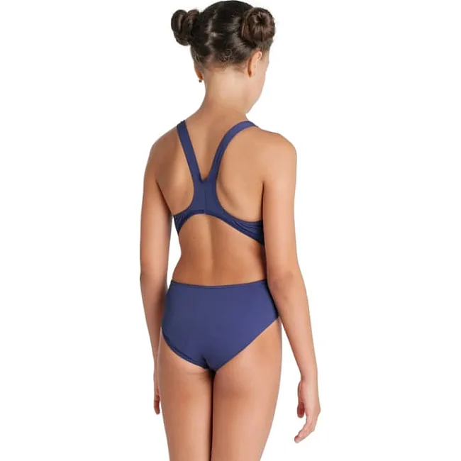 Купальник закрытый для девочек Arena TEAM SWIMSUIT SWIM TECH SOLID темно-синий