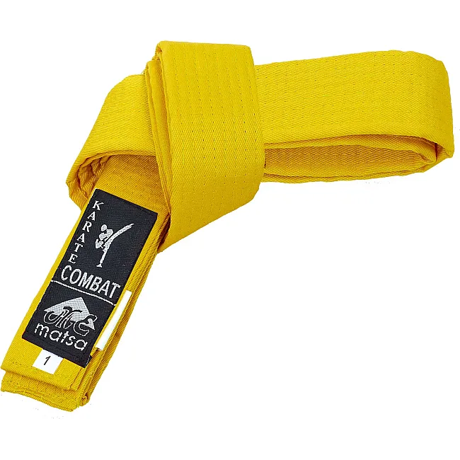 Пояс для кимоно MATSA MA-0040 (Желтый)