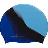 Шапочка для бассейна силиконовая увеличенного объема MADWAVE MULTI BIG M053111 (Черный)