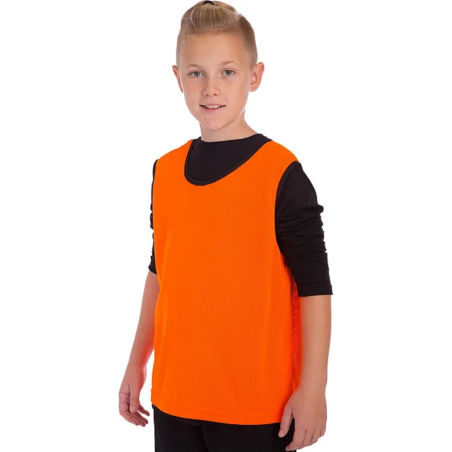 Манишка спортивная игровая цельная детская SP-SPORT CO-5541 57х50см (Красный)