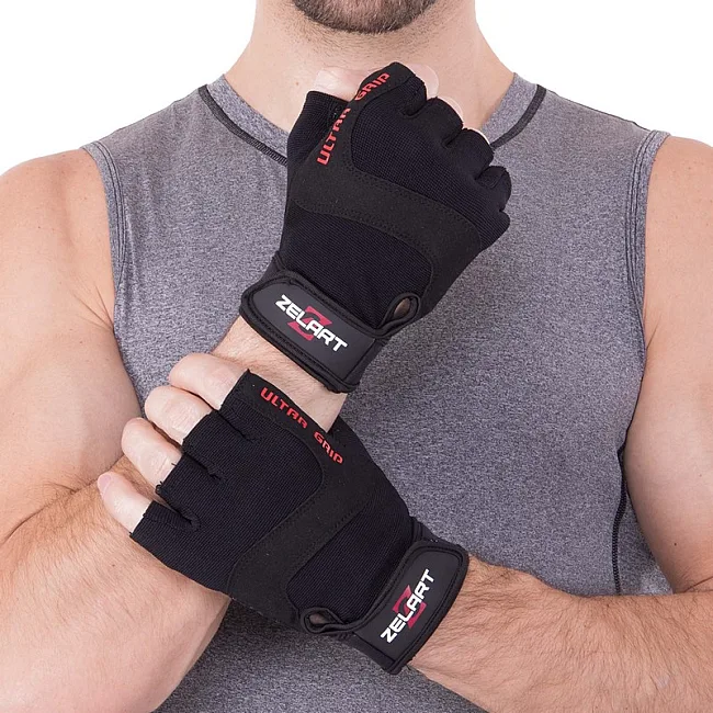 Спортивные перчатки
 ZELART

 SB-161567 (Черный)