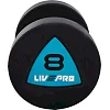 Гантели профессиональные
 с полиуретановым покрытием LiveUp LP8002-8 2шт по 8кг