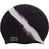 Шапочка для бассейна силиконовая увеличенного объема MADWAVE MULTI BIG M053111 (Черный)