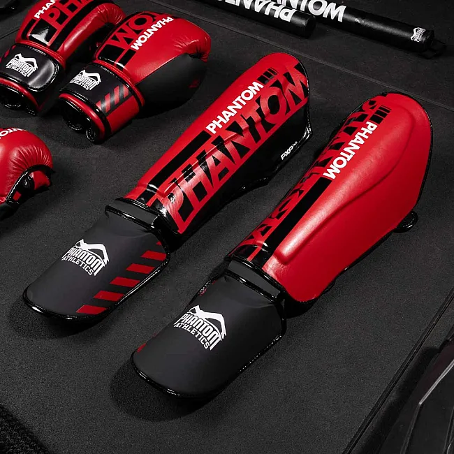 Захист гомілки та стопи Phantom APEX Striking Red