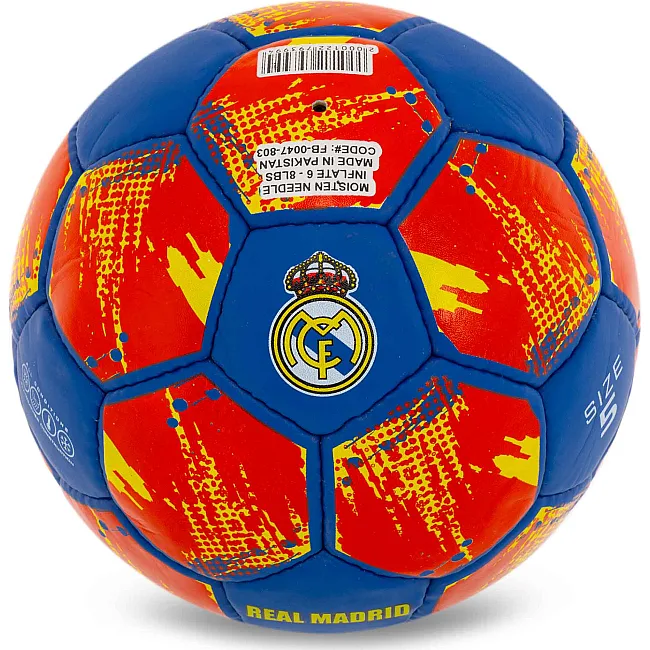 Футбольный мяч
 BALLONSTAR REAL MADRID FB-0047-803 №5 PU
-красный